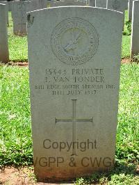 Dar Es Salaam War Cemetery - Van Tonder, J